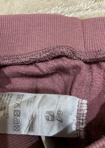 7 Yaş Beden pembe Renk Polo eşofman