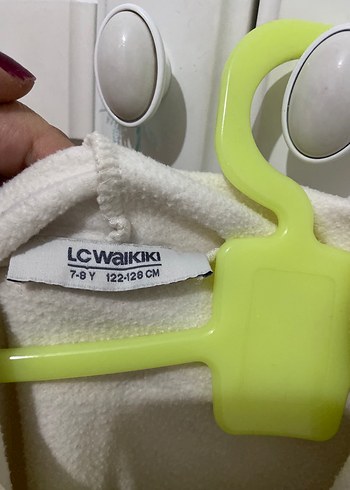 LC Waikiki Beyaz Kapüşonlu Baskılı Kadın Sweatshirt