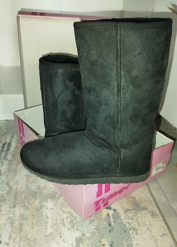 Kadın Siyah Süet Ugg Bot - Görsel 4