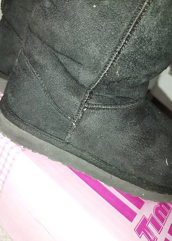 Kadın Siyah Süet Ugg Bot - Görsel 8