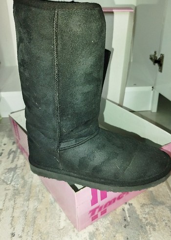 Kadın Siyah Süet Ugg Bot - Görsel 2