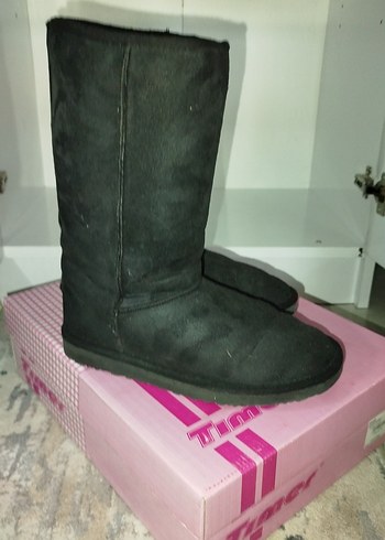 Kadın Siyah Süet Ugg Bot - Görsel 7