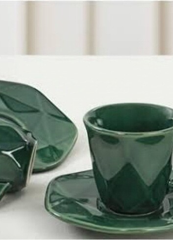 Keramika Kristal Fincan Takımı - Görsel 2