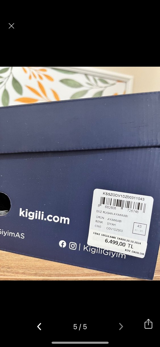 Siyah Parlak Desenli Klasik Erkek Ayakkabı - Görsel 4