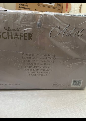 Schafer Adel Platin 56 Parça Yemek Takımı - Görsel 3