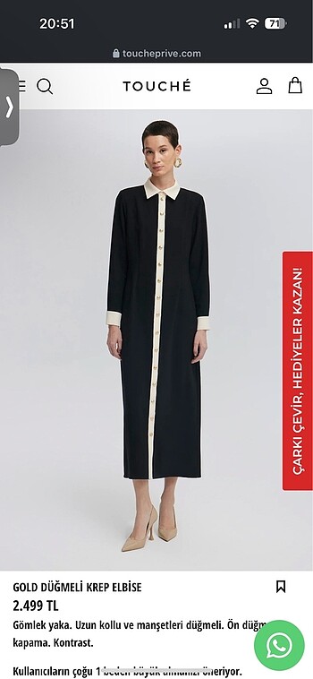 Zara Touche elbise