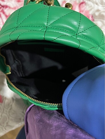  Beden yeşil Renk Zara sırt çantası