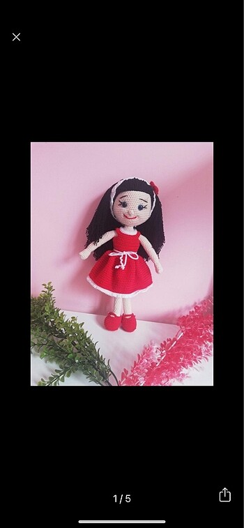 Barbie Örgü Makrome Bebek