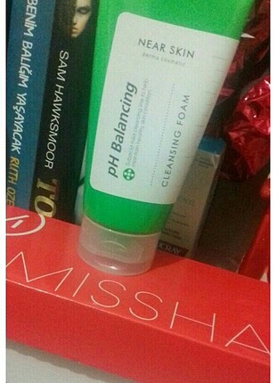 Missha near skin derma cosmetic pH Balancing cleansing temizleme