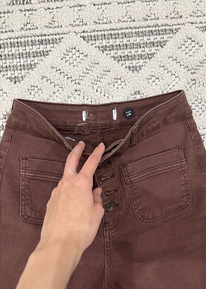 Kahverengi pantolon - Görsel 3