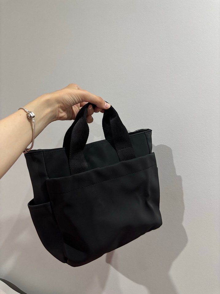 Siyah Minimalist Kadın El Çantası - Görsel 2