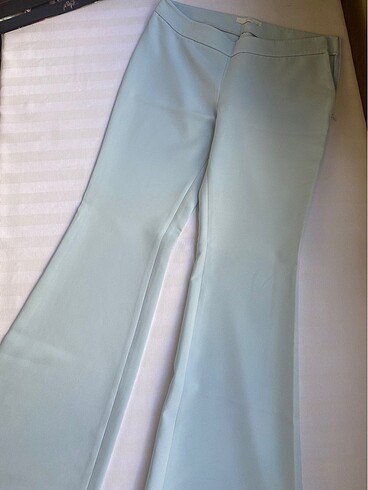 38 Beden mavi Renk İspanyol paça yazlık pantolon