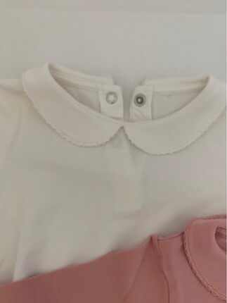 6 Ay Beden çeşitli Renk 2 li hm body 4-6 ay