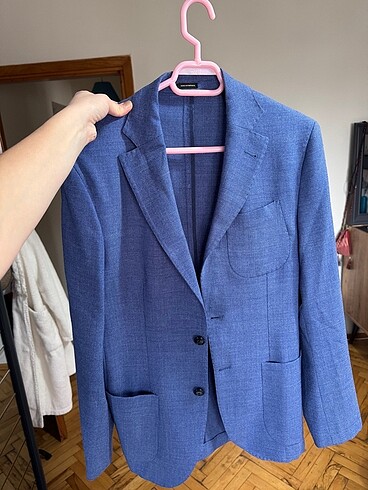Massimo Dutti Mavi Blazer Ceket - İtalyan Kumaş