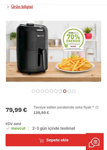Tefal mini airfryer