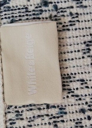White and Beige Halı yolluk 80*145