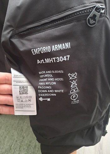 Siyah Emporio Armani Mont - Görsel 5
