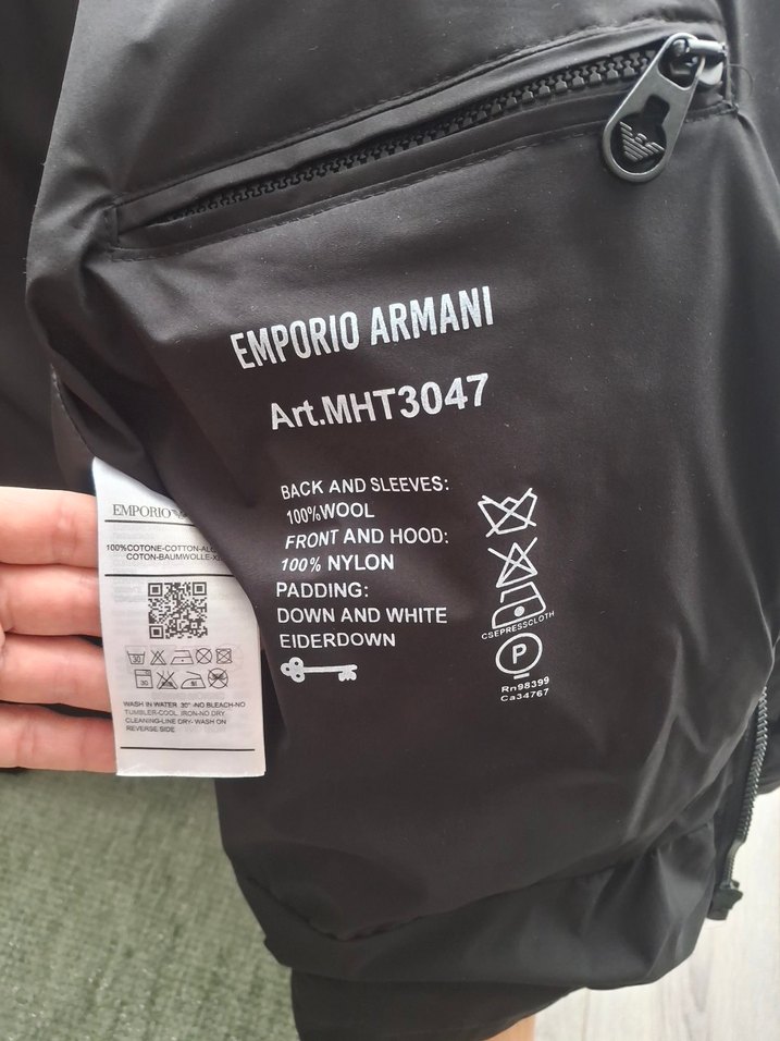 Siyah Emporio Armani Mont - Görsel 5