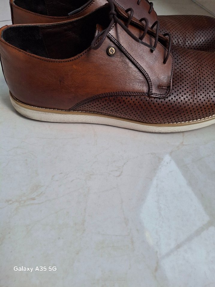 Kemal Tanca Deri Bağcıklı Erkek Ayakkabı - Görsel 5