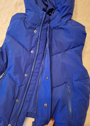 zara kapsonlu puf yelek - Görsel 5