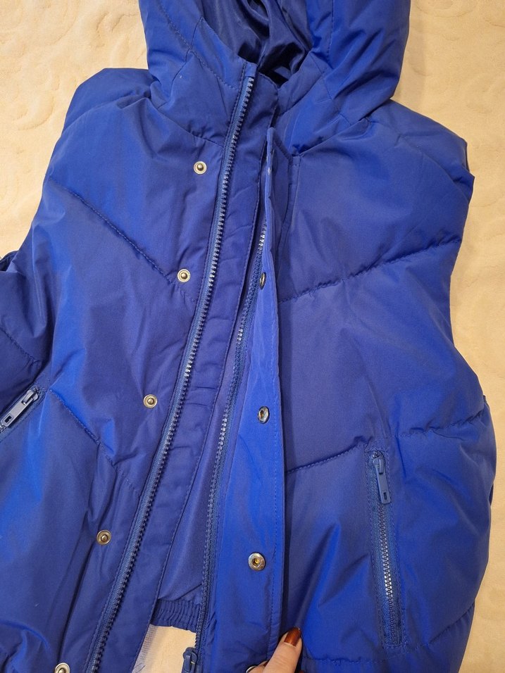 zara kapsonlu puf yelek - Görsel 5