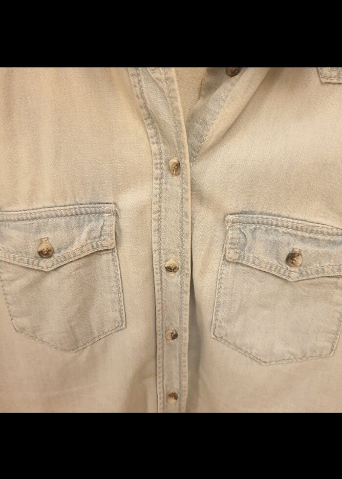 Orjinal topshop kot gomlek - Görsel 4