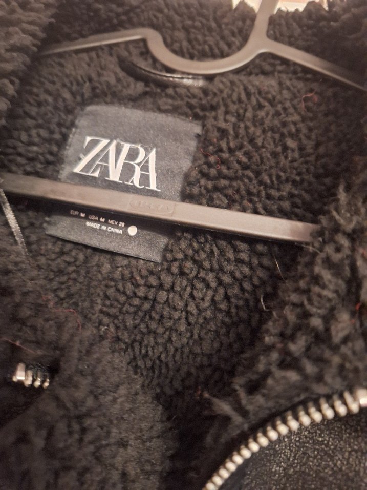 Siyah Kürklü Deri Kadın Biker Ceket - Görsel 2