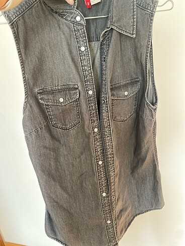 34 Beden H&M yazlık kot bluz