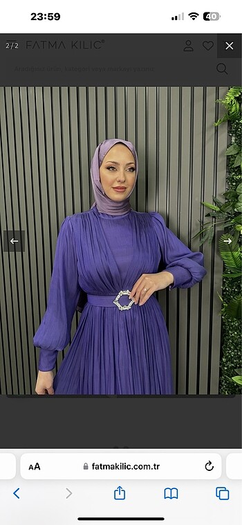 HÜLYA KESER LİLA ABİYE