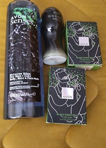 Avon Erkek Bakım Seti - Vücut, Deodorant, Parfüm