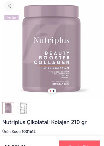 Nutriplus Beauty Booster Kollajen Tozu - Görsel 4