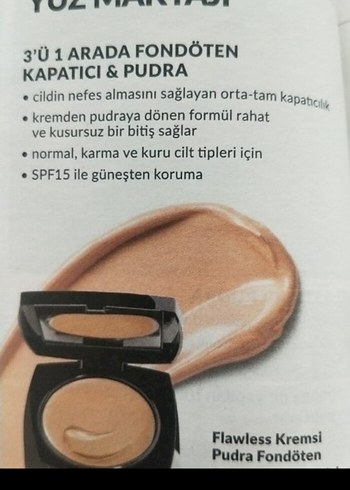 Avon Bej Renkli Sıkıştırılmış Pudra