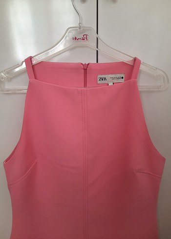 Zara zara pembe kısa elbise