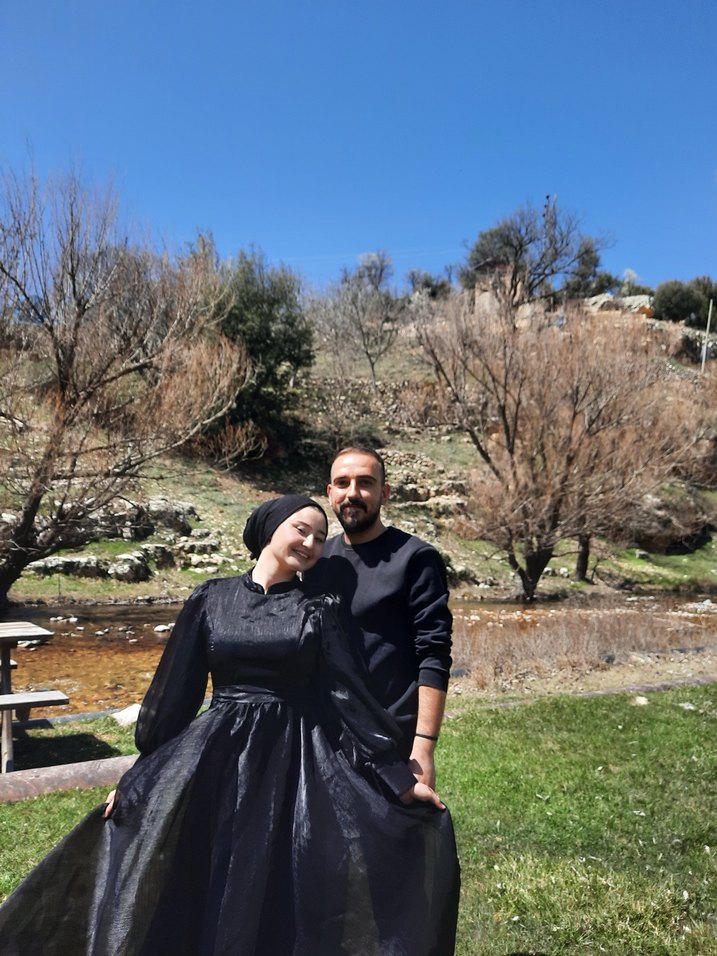 Siyah Uzun Kollu Gotik Kadın Elbise - Görsel 2