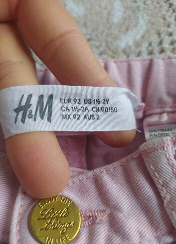 H&M bebek pantolonu