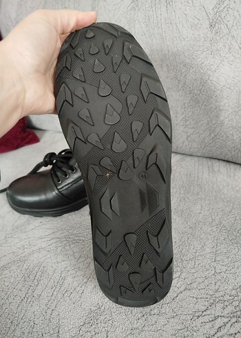 Fermuarlı Siyah Erkek  Bot hiç giyilmedi - Görsel 4