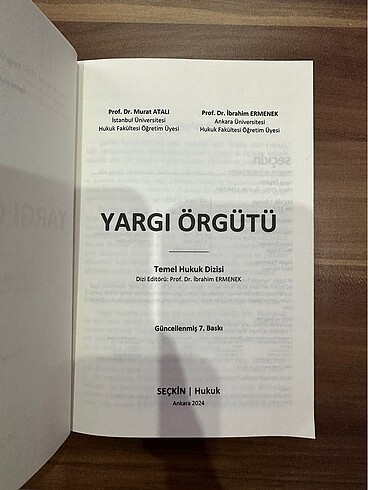 Yargı Örgütü Hukuk