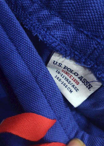 13-14 Yaş Beden U.S. Polo Assn. Erkek Çocuk Mavi şort