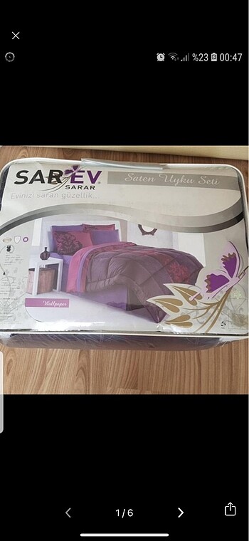 Sarev saten uyku seti