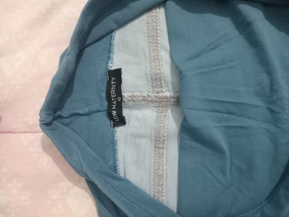 Mavi Hamile Kot Pantolon - Görsel 2