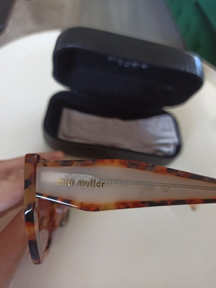 Kahverengi Vintage Kadın Gözlüğü - Görsel 2