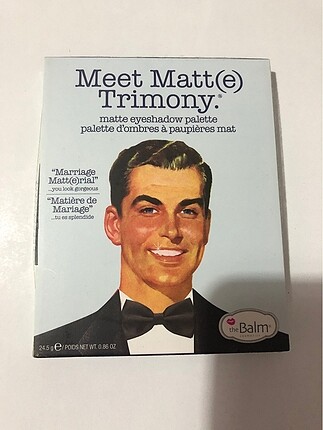 The balm meet matte trimony far paleti