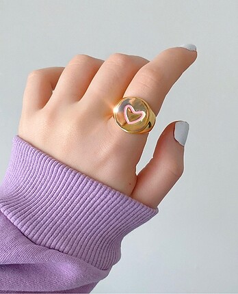 Gold Heart Ring açıklamayı okuyunuz