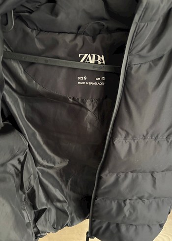 Siyah Kapüşonlu Kadın Mont - Görsel 5