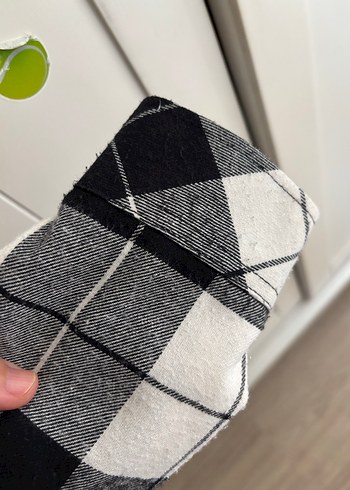 Gri Ekose Düğmeli çocuk Gömlek - Görsel 5