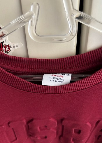 Bordo Erkek çocuk  Sweatshirt, Bisiklet Yaka, Rahat Kesim - Görsel 3