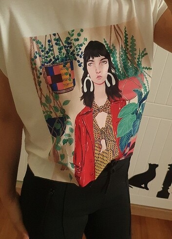 Zara Kadın Desenli Bluz