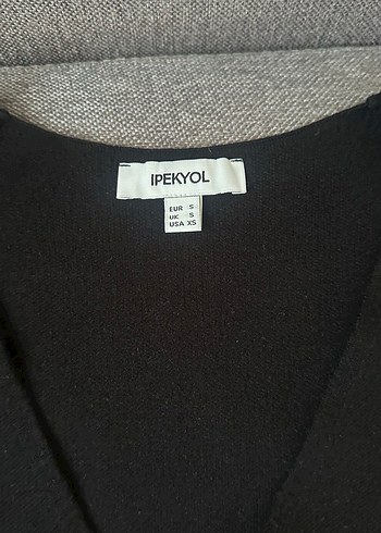 Düğmeli Kadın Siyah Midi Yelek - Görsel 2