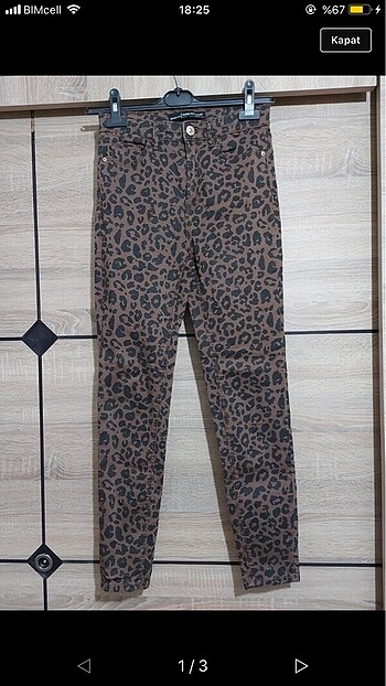Stradi Leopar Desen Jean