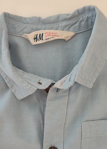 H&M erkek çocuk gömlek